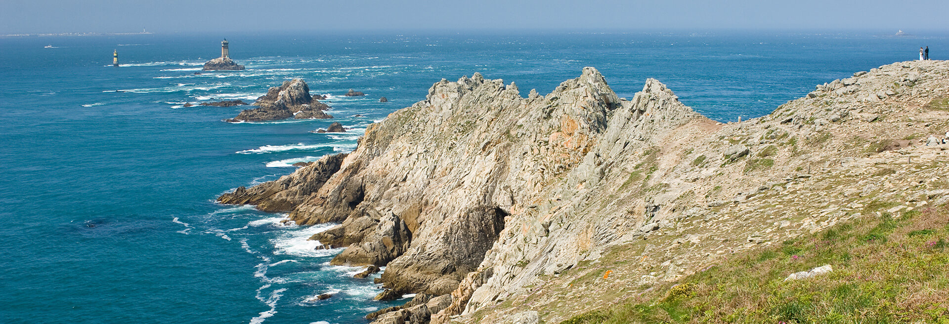Pors Peron campsite near the Pointe du Raz in Brittany