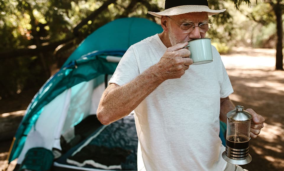 Emplacements de camping dans le Finistère pour tente ou camping-car, forfait randonneur - camping Pors Peron en Bretagne