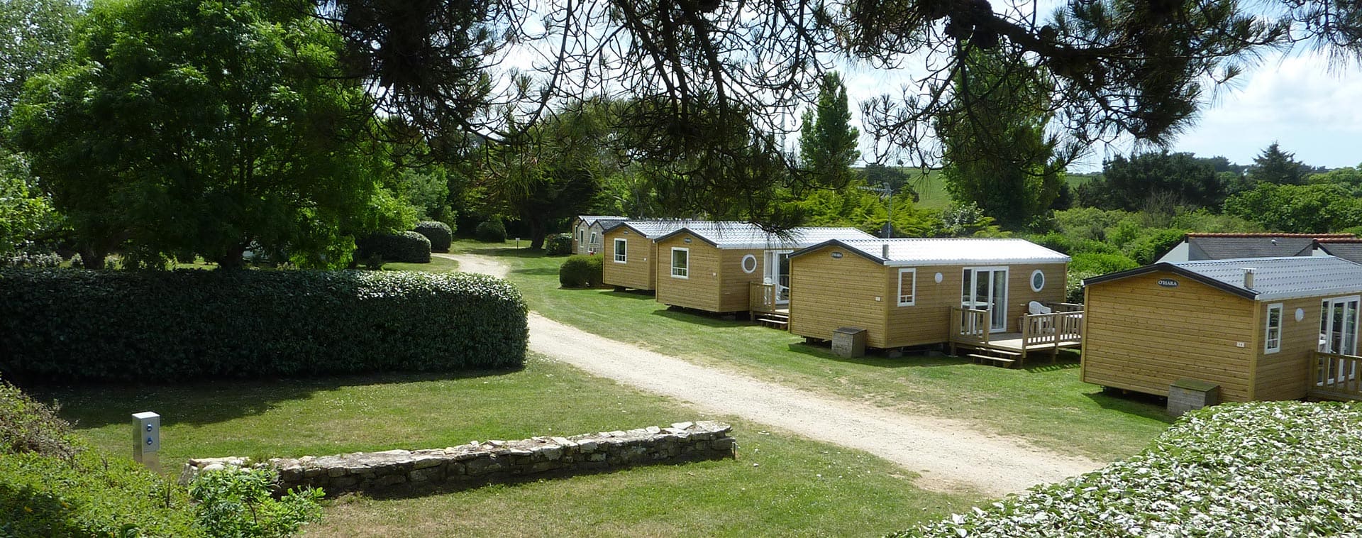 Campsite Pors Peron, mobile-home rentals in Brittany