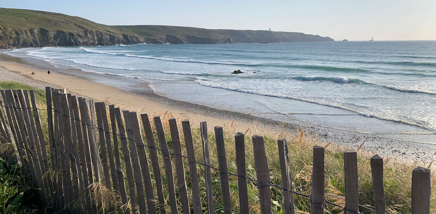 La Baie des Trépassés en Bretagne proche du camping Pors Peron, camping dans le Finistère Sud