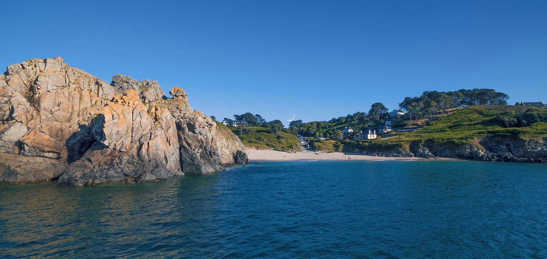 Vue de la péninsule du Cap Sizun en Bretagne occidentale