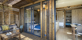 Chalet zu mieten auf dem 3-Sterne-Campingplatz im Süden Finistère Pors Peron